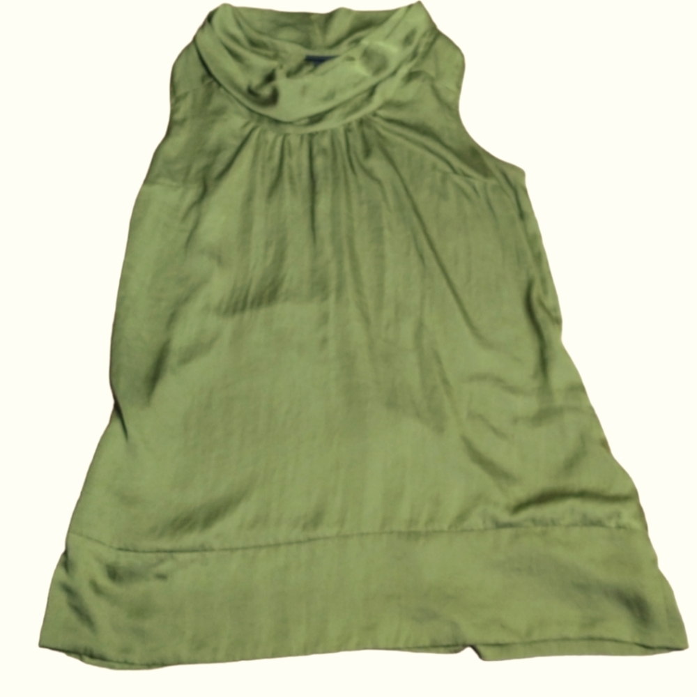 NWT Lane Bryant Green Satin Mini Dress Size 18/20